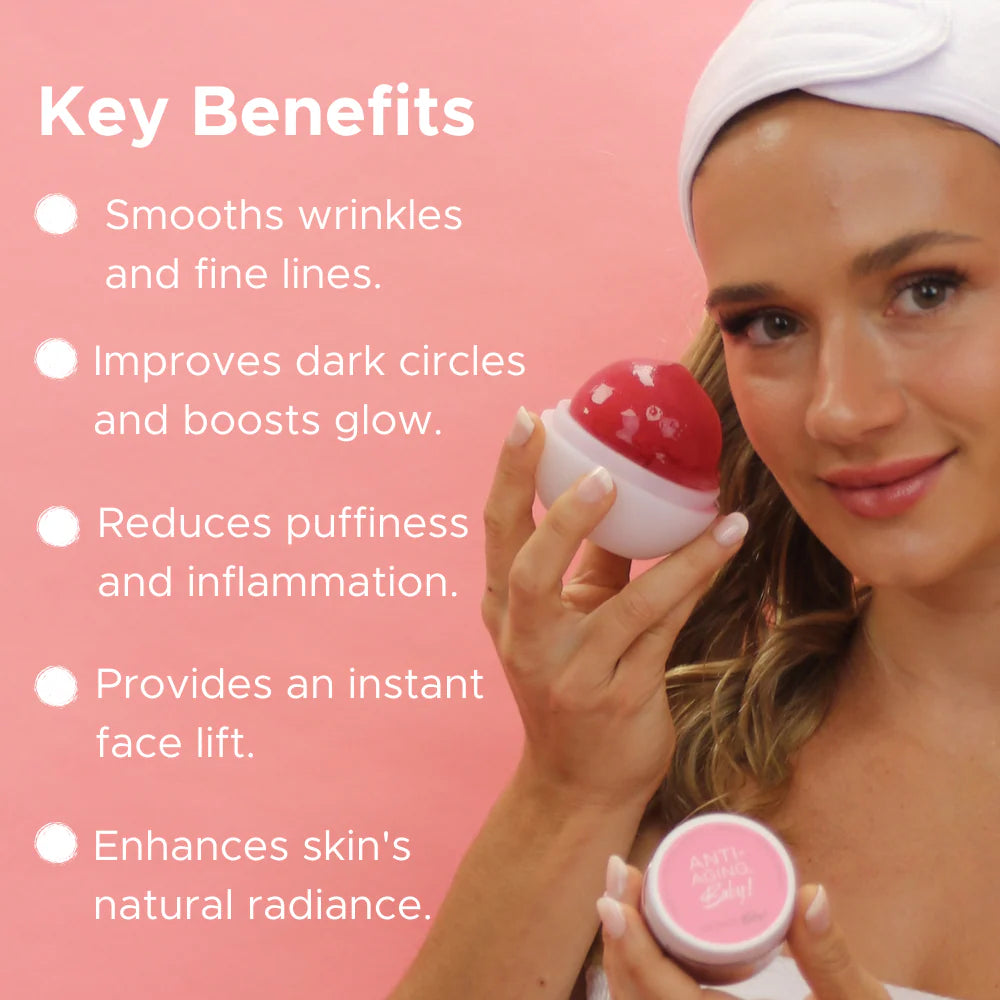 Anti-Aging Kit! - Firm & Lift Ice Facial Kit for Fine Lines, Firmness & Aging Skin